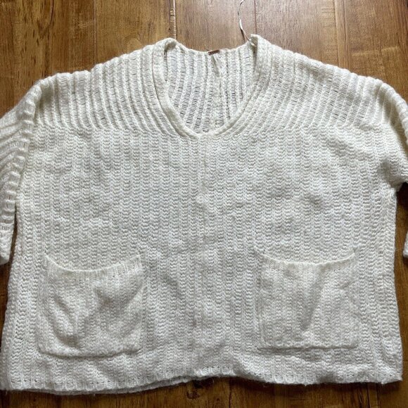 Womens free‎ people size small s top short sweater - Picture 1 of 8